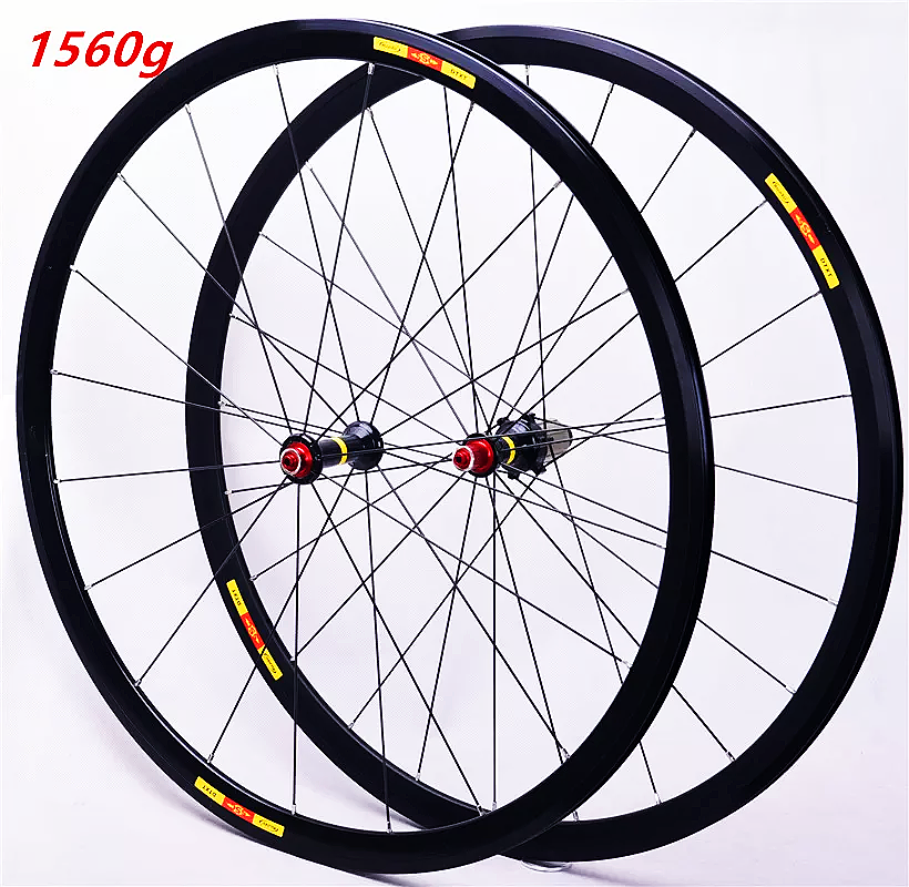 RUJIXU DTXT8.0 700c Ultra-Light Aluminum Alloy Red Reflective Road