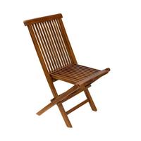 Lifepursue Mobilier d'extérieur sur mesure Chaise pliante en teck massif birman FT-614
