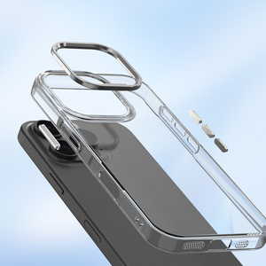 Cristal clair dur PC Anti-jaunissement coque de téléphone pour <span class=keywords><strong>iPhone</strong></span> <span class=keywords><strong>14</strong></span> 15 16 <span class=keywords><strong>Pro</strong></span> Max coques de téléphone portable <span class=keywords><strong>accessoires</strong></span> - Product Image 3