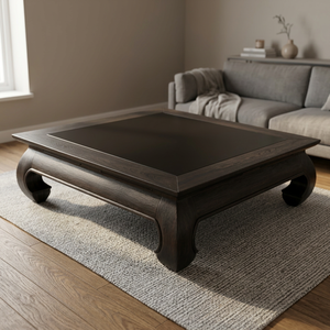 Mesa de Centro Moderna de Madera de Teca Maciza para Sala de Estar y Uso Doméstico - Product Image 3