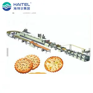 High quality automatic maker machine de fabrication de soft and hard biscuits line