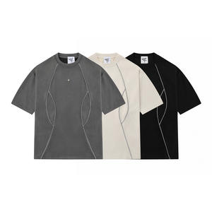 Camisetas Personalizadas XF8065 con Tinte para Prendas, Lavado Vintage, Estilo Urbano, Camiseta con Rayas, Lavado Mineral, Camisetas Personalizadas - Product Image 1