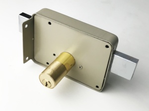 Cao an toàn bên ngoài cửa khóa rimlock sẵn sàng hàng hóa Giao hàng nhanh cửa chốt cửa rim khóa xi lanh với Sáu-turnner và 3 phím - Product Image 3