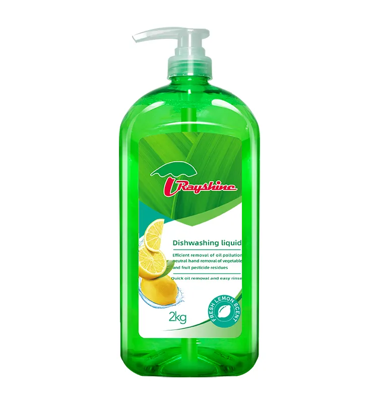 레이샤인 친환경 주방 공급 레몬 향기 설거지용 액체 세제 벌크 2 kg