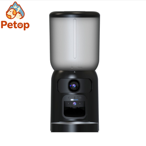 Distributeur de nourriture intelligent pour animaux de compagnie Petop Factory <span class=keywords><strong>avec</strong></span> application de contrôle à distance, caméra HD, surveillance vidéo, alimentation programmée, comedero para mascotas pour chiens et chats - Product Image 1