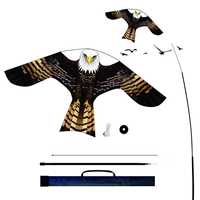 Nouveauté 2026 : Cerfs-volants effaroucheurs d'oiseaux et d'aigles YUANFEI, en tissu polyester 120*68cm, avec cadre en fibre de verre, faciles à utiliser, pour usage agricole