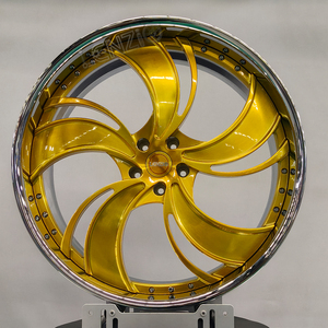 ล้อแม็กซ์ Hot Wheels แบบฟอร์จ อลูมิเนียมฟอร์จ ขอบเว้า ขอบ Rucci สีทองปัดเงา - Product Image 4