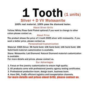 Золотые зубные протезы Queensun 10K с цельным золотым ободком, 6 шт., для нижней челюсти, в стиле хип-хоп, с крупными зубами, с золотым покрытием, в стиле хипстер, ювелирные изделия для тела, с муассанитом - Product Image 5