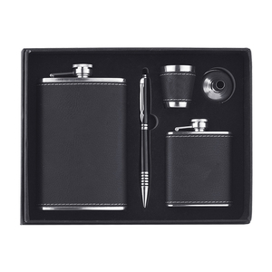 ชุดของขวัญหนังใส่สะโพกทำจากสเตนเลสสตีลสีดำ - Product Image 1