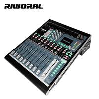Mélangeur audio numérique professionnel DL-12S à 12 canaux Lecteur MP3 USB Console de mixage Équipement de sonorisation audio