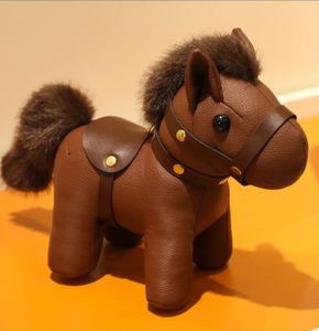 Nuevo Llavero de Peluche de Caballo Relleno de Algodón PP Suave, Juguete de Peluche de Simulación de Mascota del Año del Caballo - Product Image 1