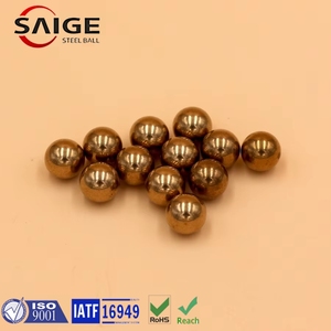 โรงงานผลิตโลหะทองแดงคุณภาพสูง SAIGE ลดราคา ลูกบอลทองแดงแท้ 99.99% ขนาด 1.2 มม. ถึง 20 มม. สำหรับใช้เป็นลูกปืน - Product Image 1