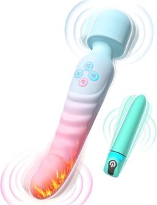 G vibratore a bacchetta vibratore a bacchetta vibratore Sex Toys per donne che riscaldano la bacchetta massaggiatore clitorideo stimolatore Dildo giocattoli sessuali per adulti - Product Image 6