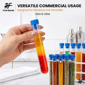 Verres à shot en plastique personnalisables avec logo, avec support, réutilisables, couleur néon, pour fêtes, thème scientifique, ensemble de verres de <span class=keywords><strong>bar</strong></span>, OEM - Product Image 5
