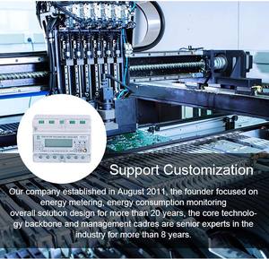 新到货单相智能千瓦时电表，带液晶显示器4G Wifi通信电能表<span class=keywords><strong>3</strong></span> Din轨道物联网4G MQTT协议 - Product Image 2