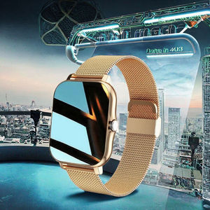 2024 Unisex Smart Watch Fitness Tracker Android TFT Display Heart Rate Monitor IP67 Waterproof Phone Call Music Playback - Product Image 3