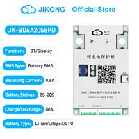 Power Bank PCBA Smart BMS JKBMS JK-BD6A20S8PD 8S-20S 80A 0.6A Active Balance LiFePO4 Li-ion LTO Terminal Sekrup OEM Energi