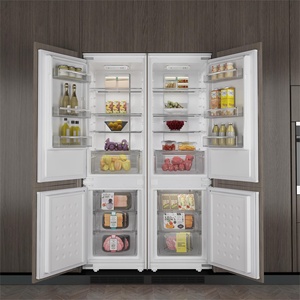 Refrigerador Empotrado de 232L, Refrigerador de Dos Puertas Sin Escarcha con Compresor Silencioso y Diseño Preparado para Panel, para Uso Doméstico, CB/CE - Product Image 4