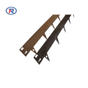 Bordure <span class=keywords><strong>de</strong></span> pelouse moderne en acier Corten, revêtement poudré, hauteur 80 mm, pour aménagement paysager extérieur - Product Image 6