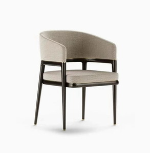 <strong>Private</strong>-room Hotel <strong>Dining</strong> Table Solid-wood <strong>Dining</strong> Chairs Chain-style Western Restaurant Nordic Style Mid-century Modern Chair - Product Image 3