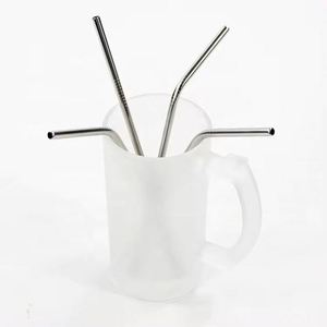 Replacement Reusable Stainless Steel Metal <b>Straws</b> Drinking Cleaning Brush <b>Straws</b> for 40 oz <b>Stanleys</b> <b>Cup</b> Travel - Product Image 1