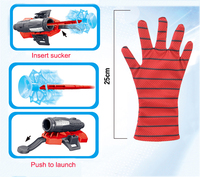 Lanceur de toile en plastique pour héros araignée d'anime, pistolet à balles molles pour garçons, jouets lanceurs originaux, tir pour les fêtes, cadeaux, logo personnalisé