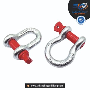 Industrial Alloy Steel Grade 80 G80 Screw Pin D Shackle Heavy Duty Lifting Rigging Shackle for Crane Wire Rope <b>Chain</b> Sling Hoist - Product Image 3