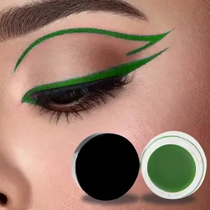 Bestes neues Make-up wasserdicht schwarz weiß tiefbraun schmutzabweisendes Eyeliner-Gel kosmetisch OEM nachhaltiges glänzendes Eyeliner-Creme