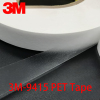 Ruban adhésif double face PET repositionnable 3M 9415PC, film adhésif acrylique amovible pour montage temporaire et laminage