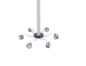 Tiang <span class=keywords><strong>IV</strong></span> penyangga roda, tiang <span class=keywords><strong>IV</strong></span> tugas berat <span class=keywords><strong>IV</strong></span> kaki tetes medis dengan roda dapat diatur - Product Image 5