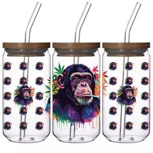 Venta caliente personalizada brillante Navidad DTF Cup Wrap - Product Image 4