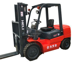 Used 3 Ton Diesel Forklift Truck Heli Forklift Cpcd30 Low Price HELI 3ton <b>Mini</b> Forklift - Product Image 1