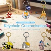 Anime PVC Lipstick Custom Wholesale Gun Cute Mini Camera Customizable Pom Pom Personalized Photo Keycap Carabiner Keychain Charm