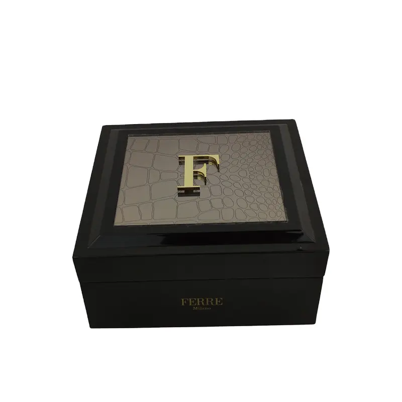 Brand wood perfume packaging box royal