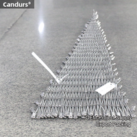 Maille de remplissage pour balustrade d'escalier en acier inoxydable 316, maille de câble flexible en acier inoxydable pour la sécurité architecturale OEM