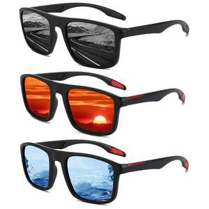 Gafas de Sol Polarizadas Clásicas Vintage con Logotipo Personalizado para Hombre, Protección UV400 TAC, Gafas de Sol Deportivas Cuadradas Polarizadas para Hombre - Product Image 1