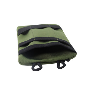 Organisateur de pièces de monnaie et de cartes d'extérieur, sac de taille en tissu Oxford vert militaire avec poche zippée pour un usage quotidien - Product Image 5
