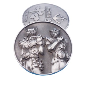 Pièce commémorative Spider-Man en alliage de zinc, argent antique, relief de dessin animé, cadeau, bijou de collection - Product Image 5