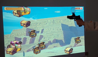 Juego de Realidad Virtual Interactivo para Interiores, Juego de Pared con Pistola de Juguete Táctil, Sistema de Juego de Disparos con Pistolas de Gel, Regalo