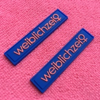 Étiquette en caoutchouc PVC 3D personnalisée professionnelle pour accessoires, personnalisez votre logo de marque en patch PVC 3D souple pour vêtements