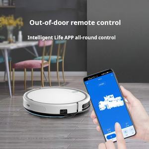 Aspiradora Robótica con Filtro HEPA, Carga Automática, Asistente de Voz, Función de Dibujo, Construcción de Plástico para Uso en Garajes - Product Image 3