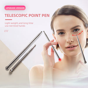 Pluma de Acupuntura de Forma Personalizada, Herramienta de Reflexología Facial, Masaje Relajante Personal, Pluma de Acupuntura de Acero Inoxidable - Product Image 2