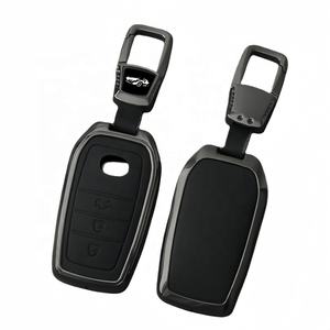 Pour Toyota Prius 2004 à 2010 Yaris 2024 Priu couverture de clé de voiture en cuir en alliage de Zinc intérieur - Product Image 1