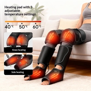 3-Segment Air Compression Leg Massager, Popular Electric Heat Air Wave Pressure Calf & Leg Massage Wraps - Product Image 5