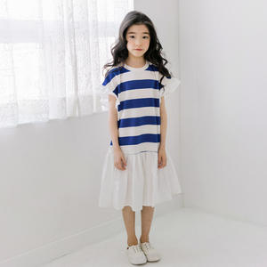 Vestido Maxi a Rayas de Colores para Niñas, Estilo Western, para Fiestas, Compra al por Mayor desde China, para el Verano, para Niños - Product Image 3