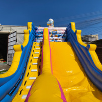 Toboggan gonflable à thème 6,5x4x5, grande aire de jeux intérieure parent-enfant, équipement d'extension pour enfants, vente en gros personnalisée