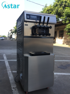 Máquina de <span class=keywords><strong>Helados</strong></span> Comercial de Acero Inoxidable con Capacidad de 58L/H para Frutas, Leche, Nueces y Maíz - Product Image 1