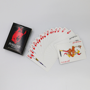 Professional Custom Paper Playing Card Factory OEM Personalized PVC Black Poker Cards For Family <b>Entertainment</b> - Product Image 3