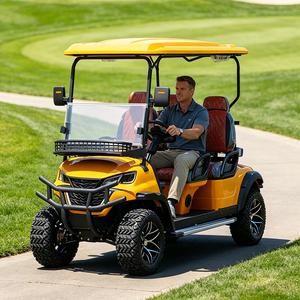 Voiturette de golf électrique 72V à quatre places, offrant une autonomie de 70-90 km, une vitesse de 50-70 km/h, spacieuse et étanche, avec fonction 'Follow Me', en promotion limitée. - Product Image 5