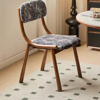 Chaise de salle à manger en bois de luxe moderne nordique pour hôtel, cuisine, salon, café, table, événement rétro, banquet, chaise confortable